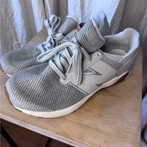 New Balance Gray and White Men's Sneakers